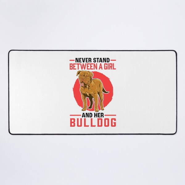 Item preview, Girl with Bulldog Olde English Bulldogge designed and sold by madgrfx.