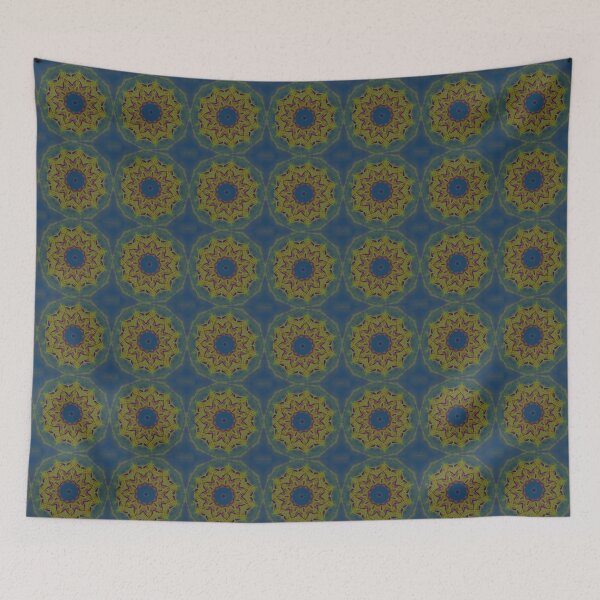 Item preview, African print Colorful yellow, gold, blue and purple colors.  designed and sold by NaniniDesigns.