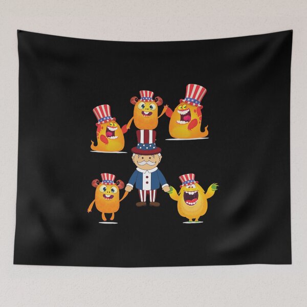 Item preview, Dabbing Uncle Sam 4th of July Kids Boys Men designed and sold by bahdsgraphic.