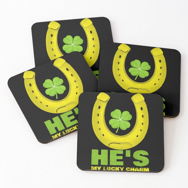 Item preview, He's My Lucky Charm, St Patrick's Day Design For Couples designed and sold by adamtepl.