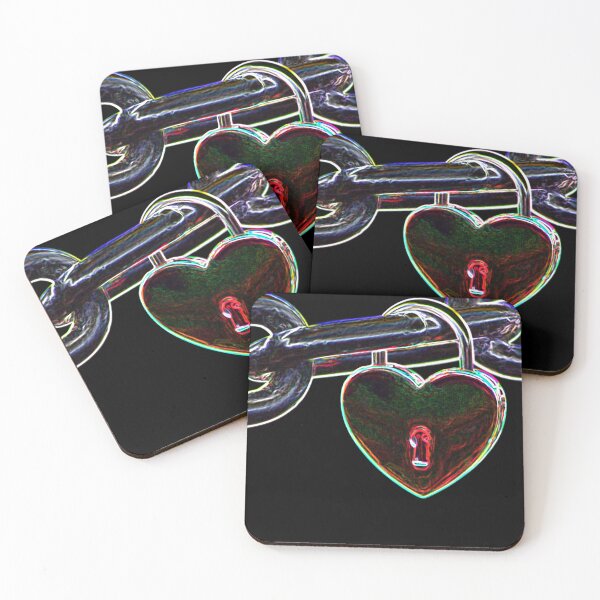 Item preview, Key to your heart neon pop art in bright colors designed and sold by Your Happy Life.