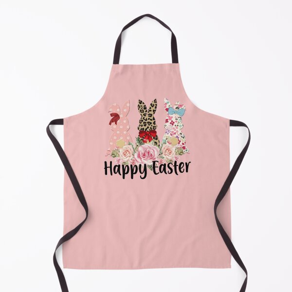 Item preview, Happy Easter Bunny Floral Leopard Print designed and sold by WanderTravels.