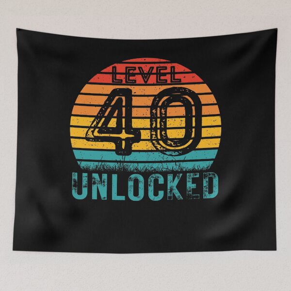 Item preview, 40 Year Old Birthday Gift Level 1982 designed and sold by UniqueBPresent.