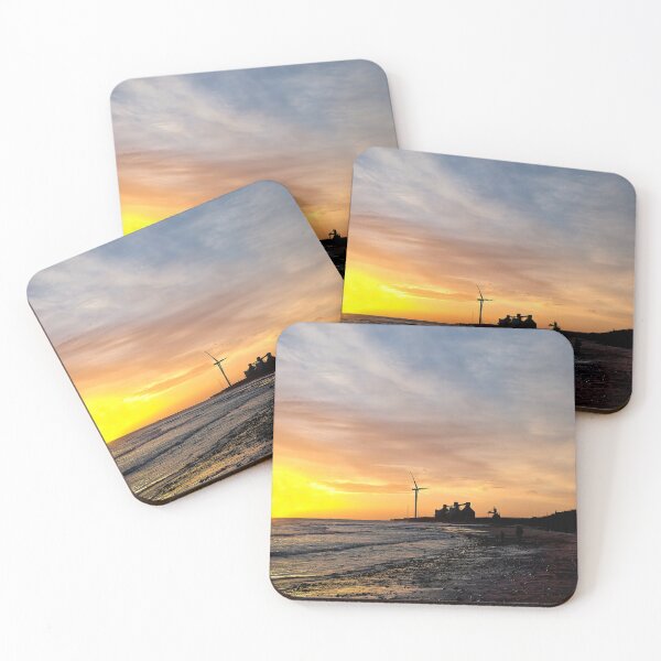 Item preview, December sunrise on a Northumbrian beach designed and sold by Violaman.