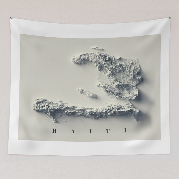Item preview, Haiti Relief Map 3D digitally-rendered designed and sold by ThinkAboutMaps.