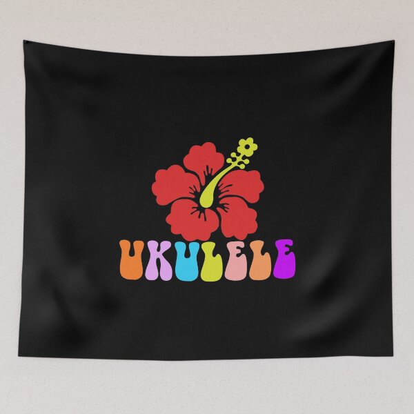 Item preview, Ukulele vintage colors 70's designed and sold by NerdnGeekshop.