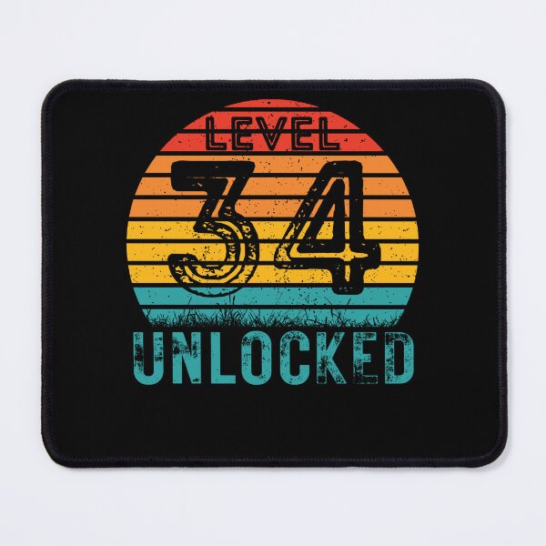 Item preview, 34 Year Old Birthday Gift Level 1988 designed and sold by UniqueBPresent.