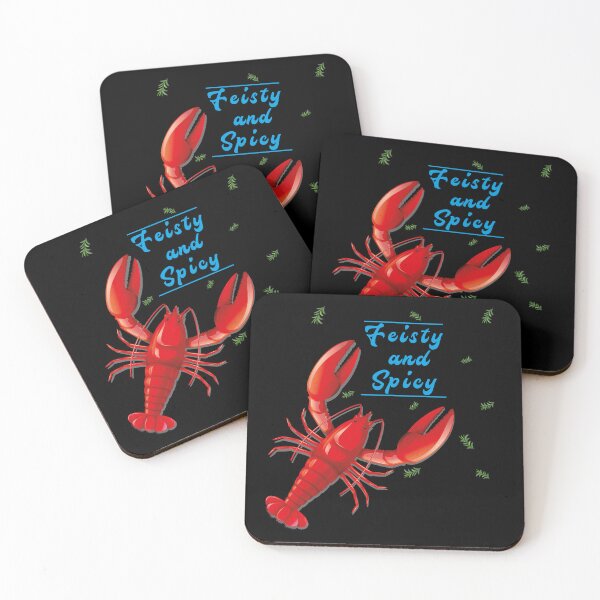 Item preview, Feisty and Spicy - Lobster Crawfish,Crawfish Shirt Feisty and Spicy Shirt designed and sold by mad art.