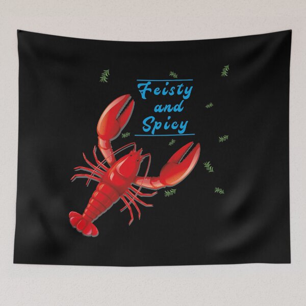 Item preview, Feisty and Spicy - Lobster Crawfish,Crawfish Shirt Feisty and Spicy Shirt designed and sold by mad art.