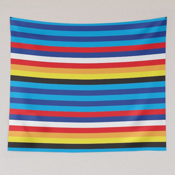 Item preview, 65 MCMLXV Multi Color Stripe Pattern designed and sold by 65 MCMLXV.