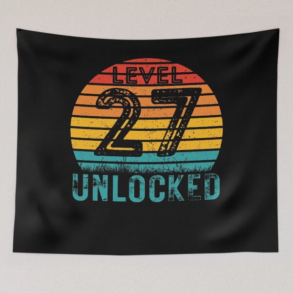Item preview, 27 Year Old Birthday Gift Level 1995 designed and sold by UniqueBPresent.