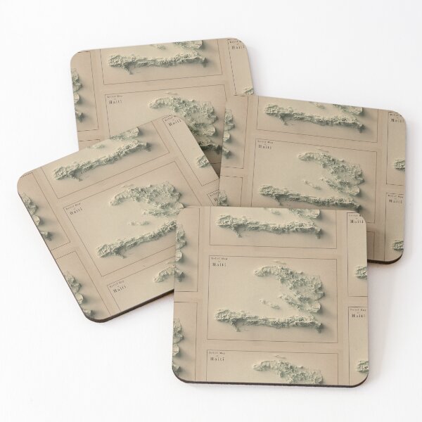 Item preview, Haiti Relief Map 3D digitally-rendered designed and sold by ThinkAboutMaps.