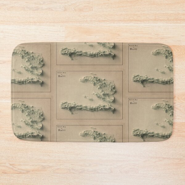 Item preview, Haiti Relief Map 3D digitally-rendered designed and sold by ThinkAboutMaps.