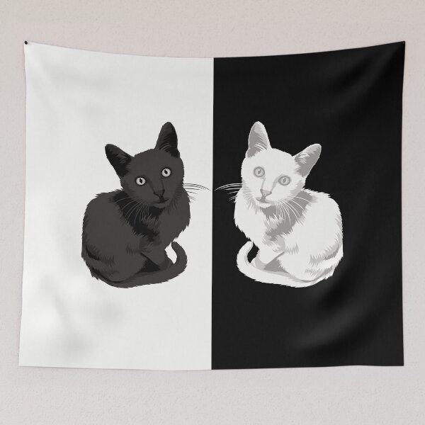 Item preview, Yin Yang Cats designed and sold by Captain Chromatic.