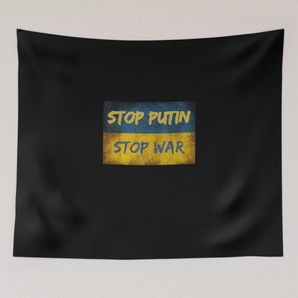 Item preview, Stop Putin Stop War I Stand With Ukraine Ukrainian Flag designed and sold by KimbempeCB.