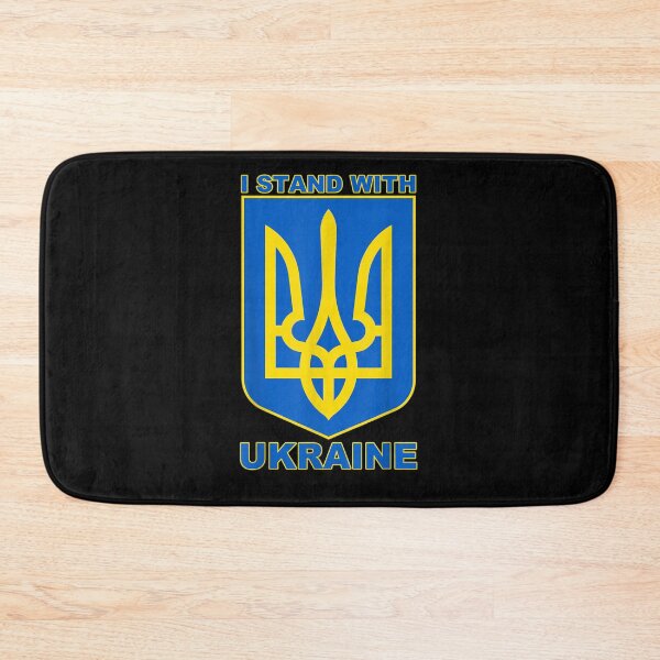 Item preview, I Stand With Ukraine Ukrainian Flag designed and sold by KimbempeCB.