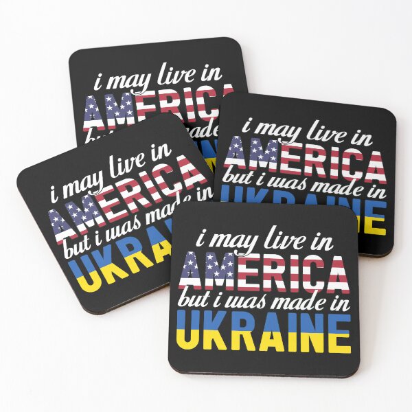 Item preview, I may live in America but was made in Ukrainia | white font designed and sold by SpringPetals.