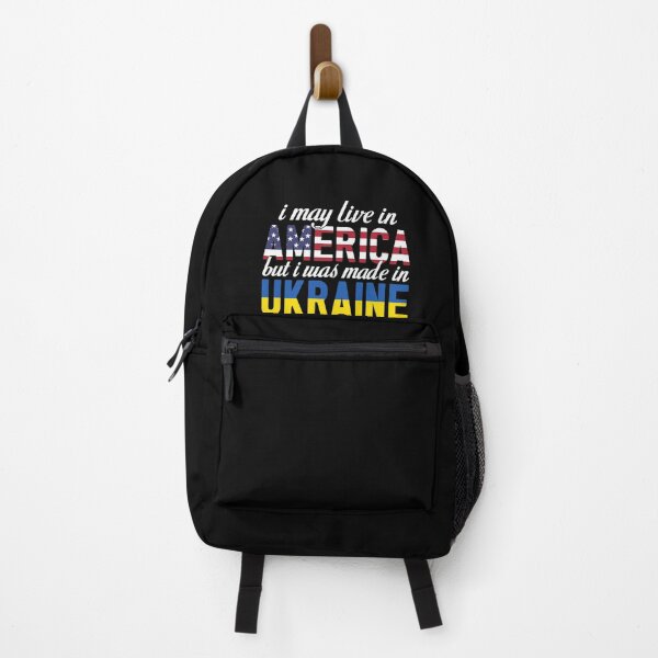 Item preview, I may live in America but was made in Ukrainia | white font designed and sold by SpringPetals.