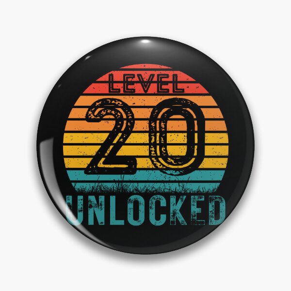Item preview, 20 Year Old Birthday Gift Level 2002 designed and sold by UniqueBPresent.
