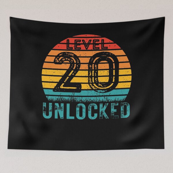 Item preview, 20 Year Old Birthday Gift Level 2002 designed and sold by UniqueBPresent.