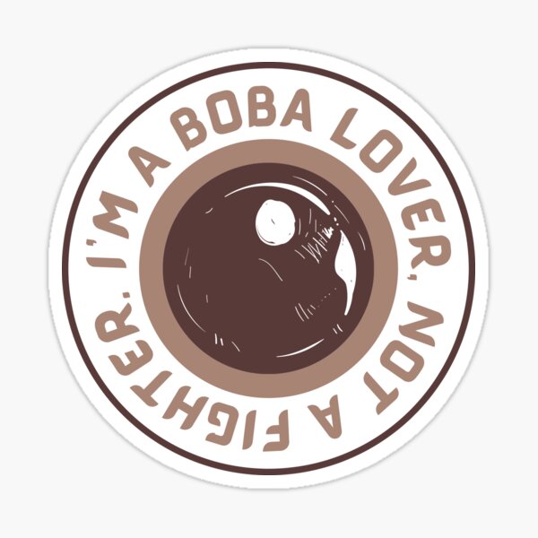 Vista previa del artículo con la obra «SOY UN AMANTE DE BOBA, NO UN LUCHADOR.», diseñado y vendido por DastardLee.