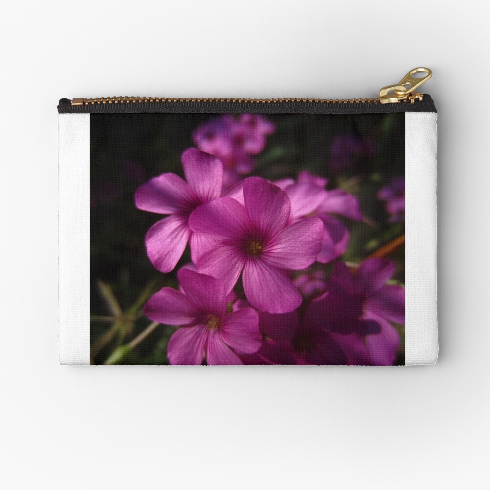 Pink-Sorrel Zipper Pouch