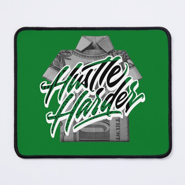 Item preview, Hustle Harder Pine Green designed and sold by concordbred.