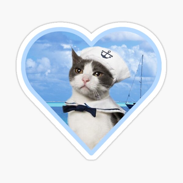 Artikel-Vorschau von Kitty-Aufkleber: Sailor Kitty, designt und verkauft von Elisecv.