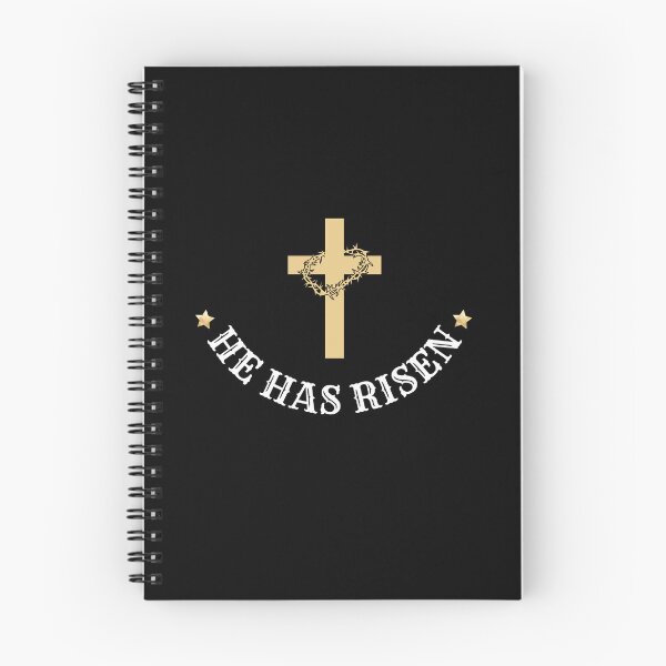 Item preview, He has risen Happy Easter resurrection Sunday - Happy Easter Christmas Xmas - Jesus cross our Savior designed and sold by Marina  Nagi (Inspire Ville).