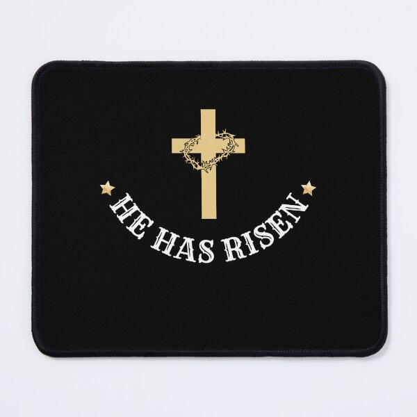 Item preview, He has risen Happy Easter resurrection Sunday - Happy Easter Christmas Xmas - Jesus cross our Savior designed and sold by Marina  Nagi (Inspire Ville).