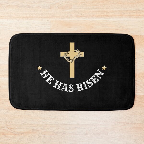Item preview, He has risen Happy Easter resurrection Sunday - Happy Easter Christmas Xmas - Jesus cross our Savior designed and sold by Marina  Nagi (Inspire Ville).
