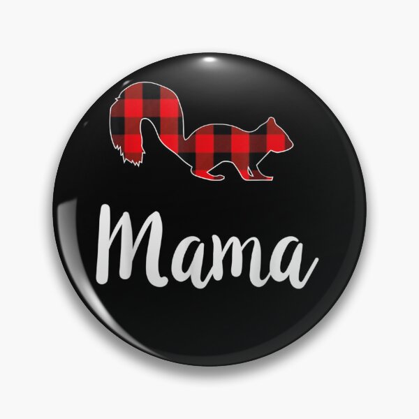Item preview, Squirrel Mama womens Red Buffalo Plaid squirrel mom gifts designed and sold by DonVTV.