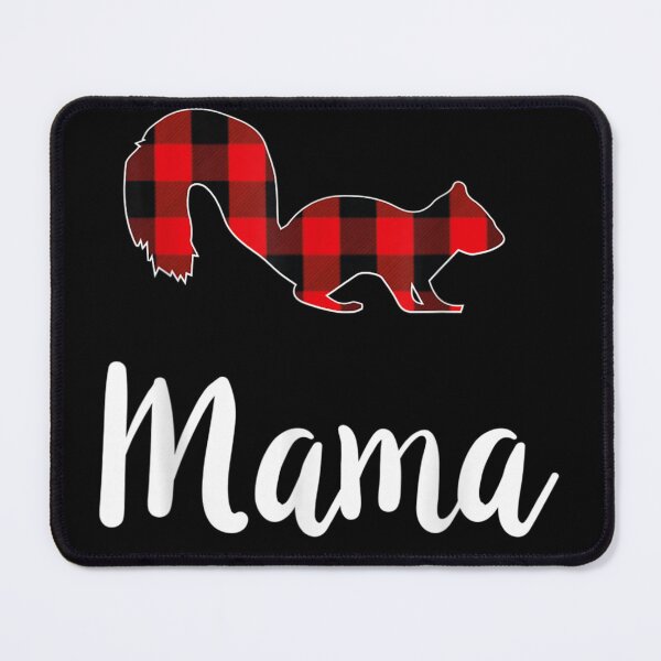 Item preview, Squirrel Mama womens Red Buffalo Plaid squirrel mom gifts designed and sold by DonVTV.