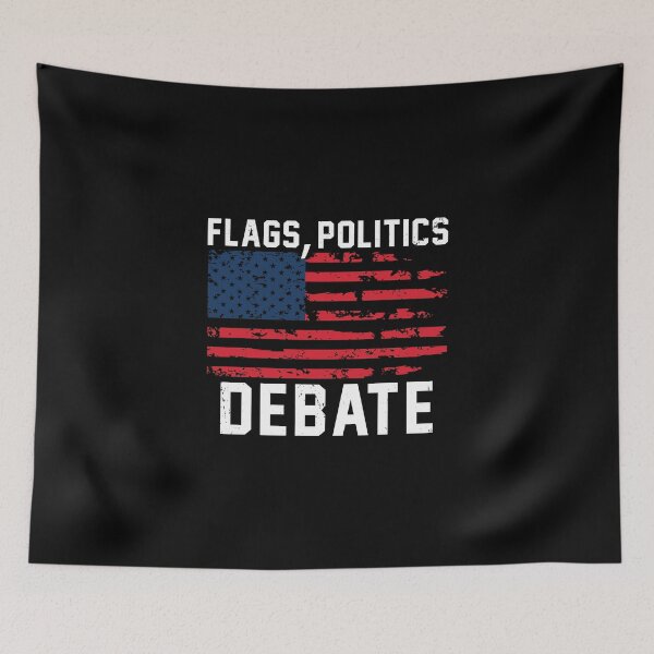 Item preview, Flags Politics Debate American Flag Debating Club designed and sold by StrongShirts.