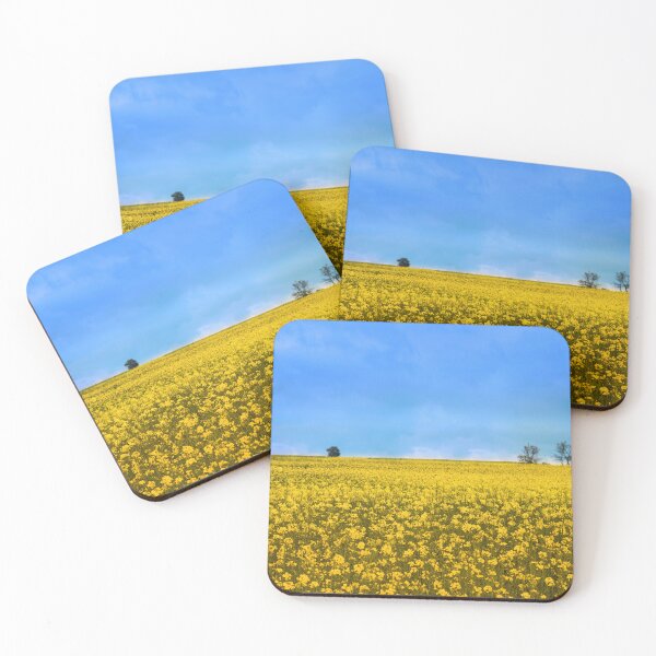Item preview, Canola field with Ukraine flag colors designed and sold by MarioGuti.