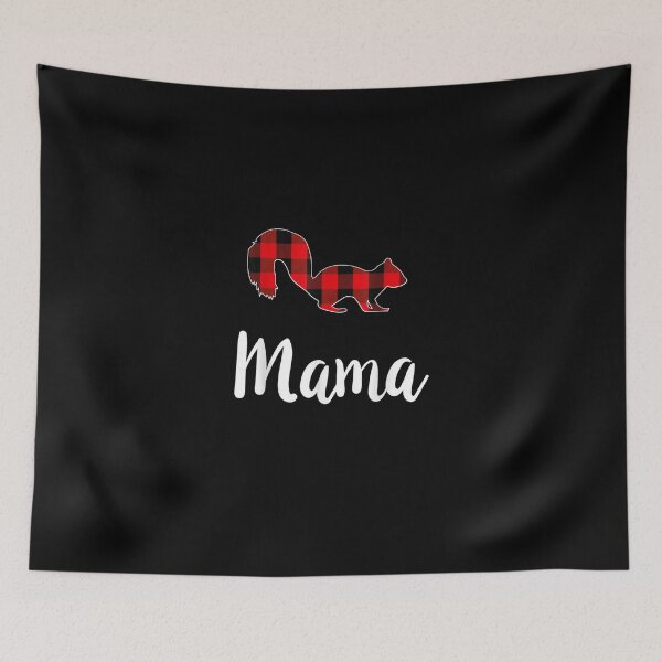 Item preview, Squirrel Mama womens Red Buffalo Plaid squirrel mom gifts designed and sold by DonVTV.
