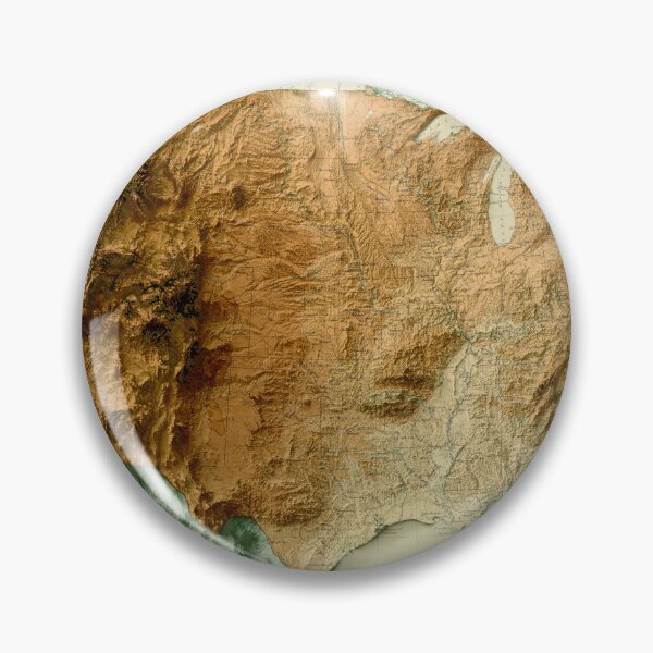 Item preview, 1911 Relief Map of the United States 3D digitally-rendered designed and sold by ThinkAboutMaps.