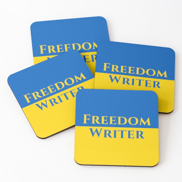 Item preview, Freedom Writer - Ukraine Flag Colors designed and sold by TheKnightWriter.