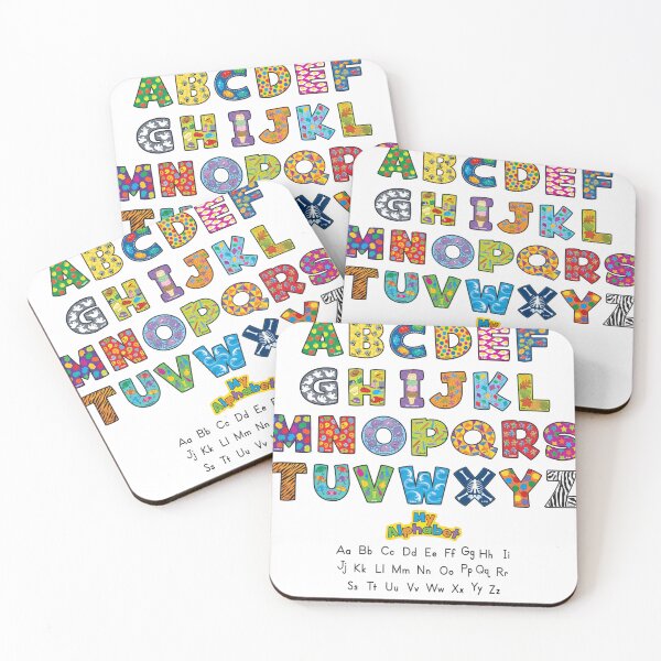 Item preview, Colorful Alfbeto - Cores Variadas  designed and sold by SumarUp.