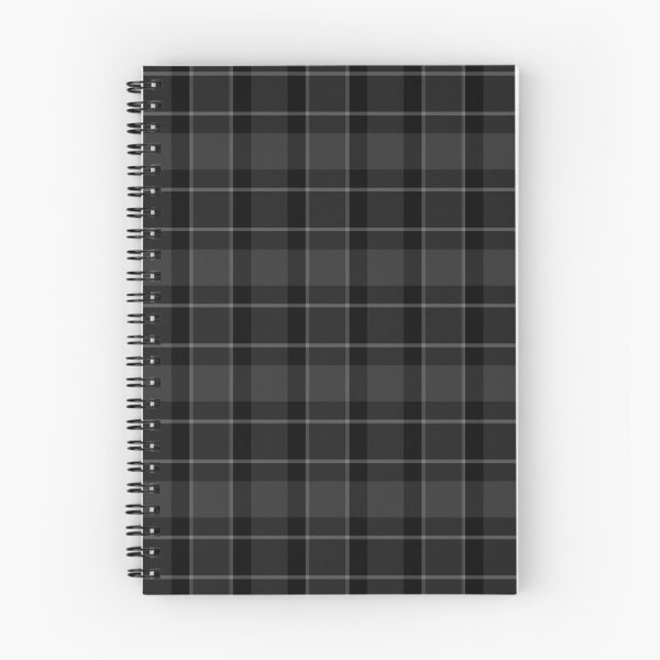 Aperçu de l'œuvre Plaid tartan noir et gris créée et vendue par TheWalnut.