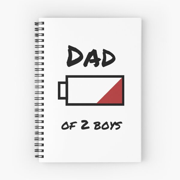 Item preview, Dad of 2 boys low battery designed and sold by cleite04.