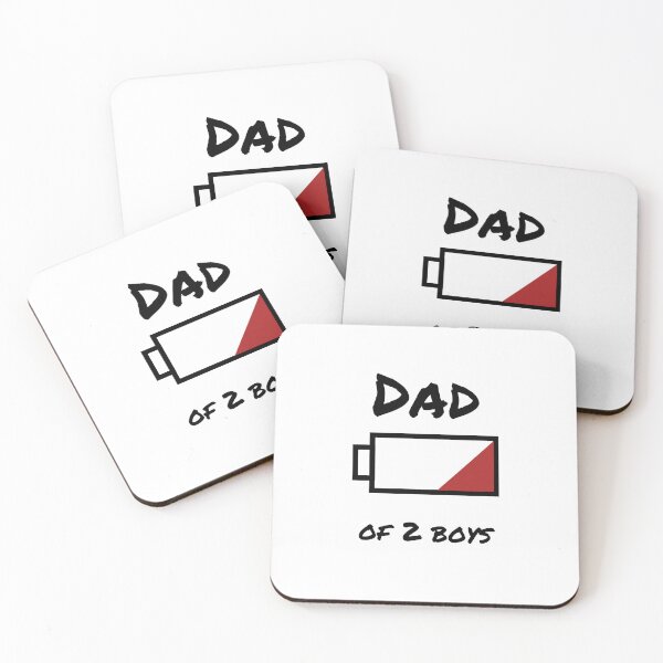 Item preview, Dad of 2 boys low battery designed and sold by cleite04.