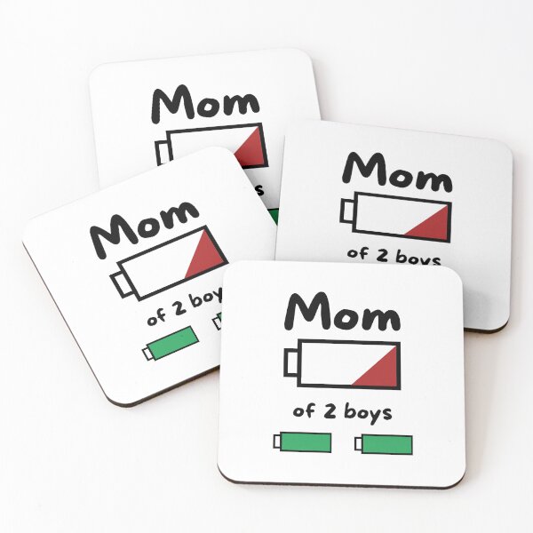 Item preview, Mom of 2 boys low battery designed and sold by cleite04.
