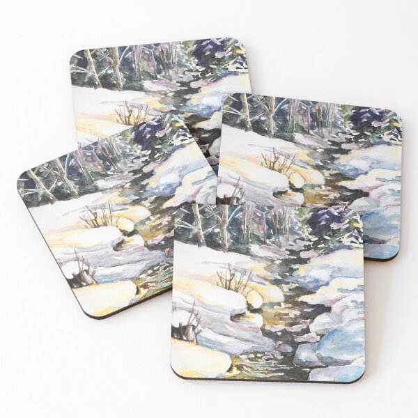 Item preview, Early spring on the Schwarzache in Tirol designed and sold by Barbara Pommerenke.