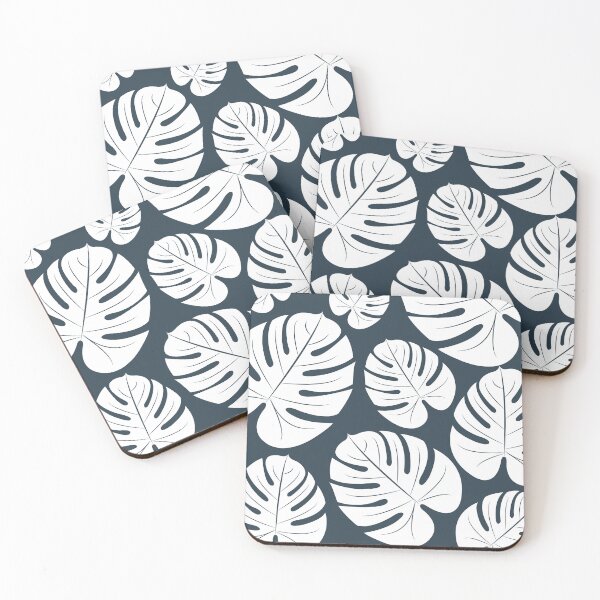 Item preview, Black and white palm leaves designed and sold by Lubo Lubenov.