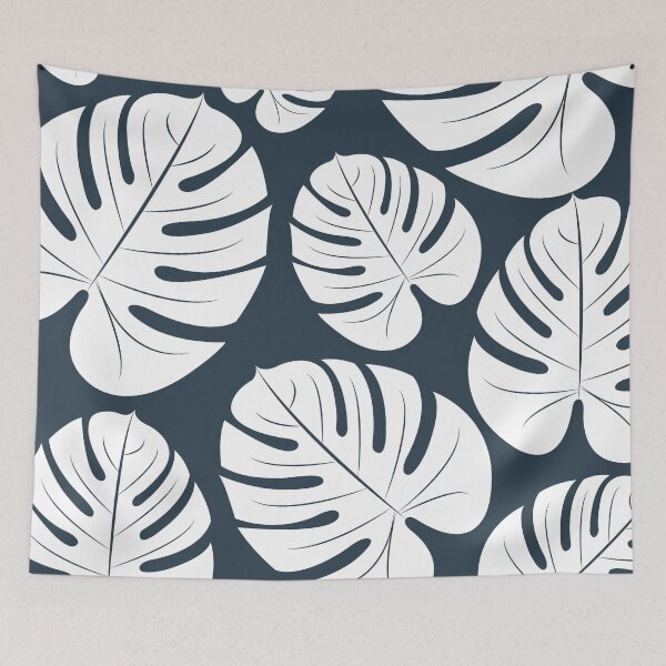 Item preview, Black and white palm leaves designed and sold by Lubo Lubenov.