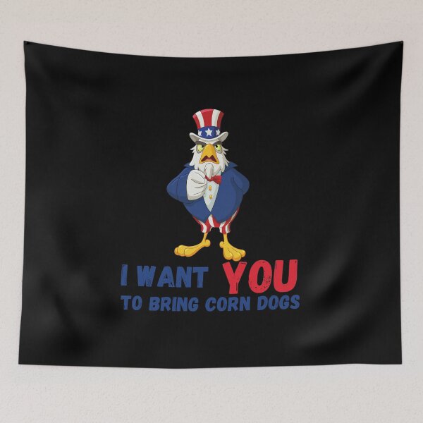 Item preview, Uncle Sam I Want You - Corn Dogs 4th Of July designed and sold by bahdsgraphic.