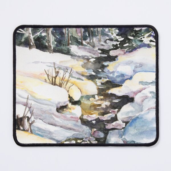 Item preview, Early spring on the Schwarzache in Tirol designed and sold by Barbara Pommerenke.