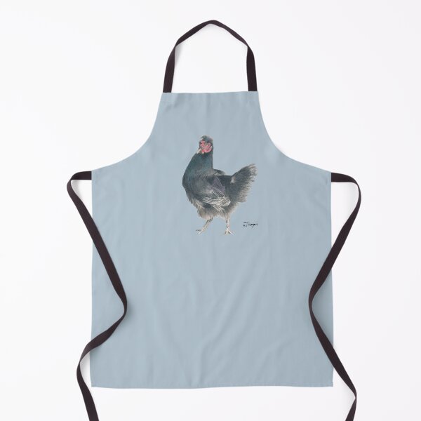 Item preview, Black Chook on Light Blue designed and sold by STHoganArtist.