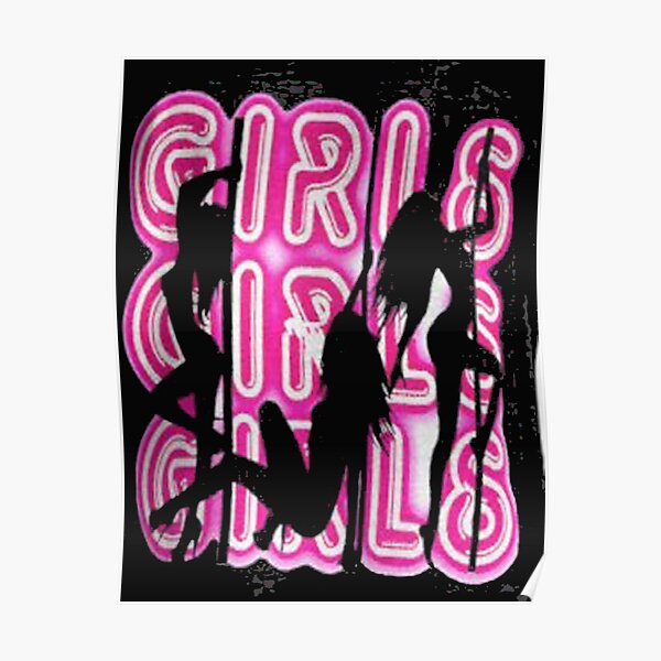 girls girls girls crue sale Poster